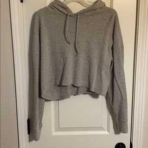 cropped hoodie